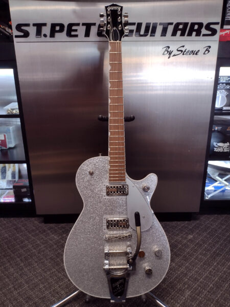 Gretsch 59 Duo Jet Silver Sparkle G6129T59